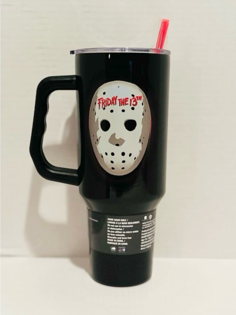 Friday The 13th Jason Mask 40oz Stainless Steel Tumbler - Picture 3 of 6